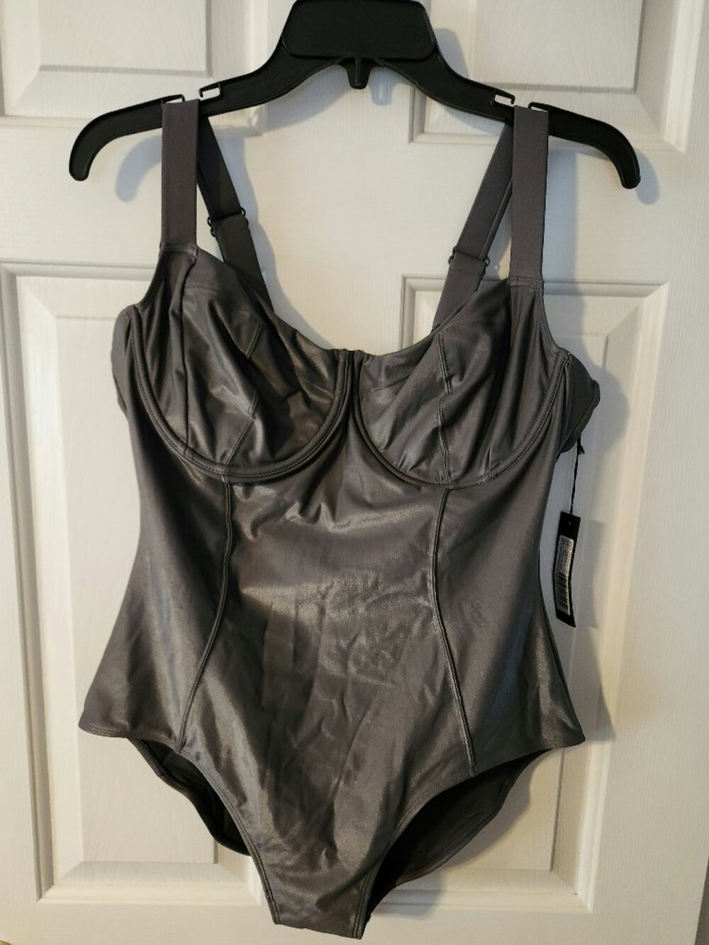 TA3 XL D/DD Lifty Pewter shaping swimsuit